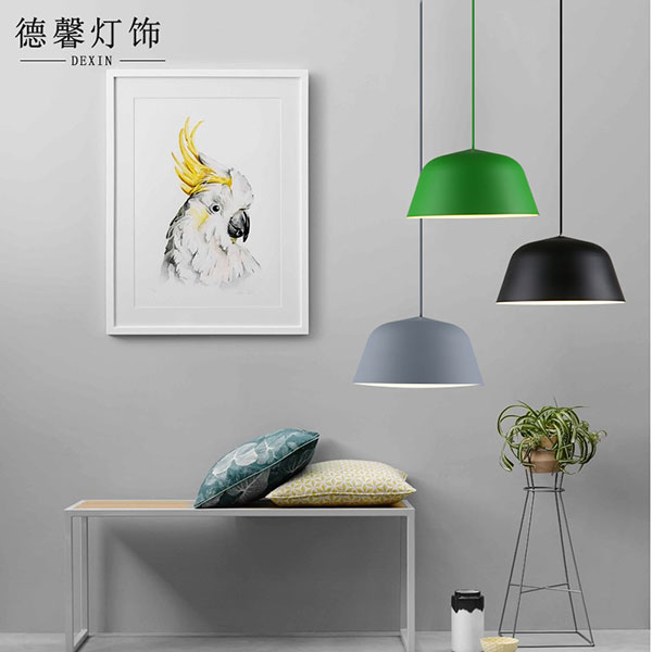 北歐吊燈,現代簡約餐吊燈,咖啡廳吧臺餐廳吊燈單頭吊燈