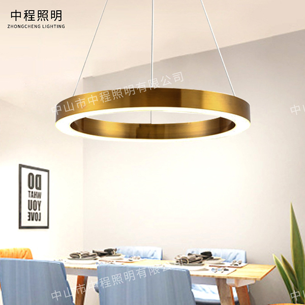 后現(xiàn)代吊燈家用客廳吊燈具創(chuàng)意圓環(huán)形吊燈，吊燈廠家