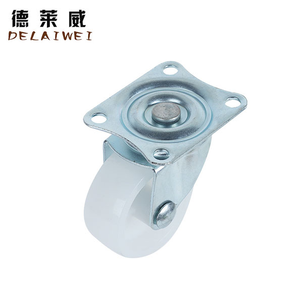 1.5寸白PP腳輪醫(yī)療物流設(shè)備工具柜腳輪，中山腳輪