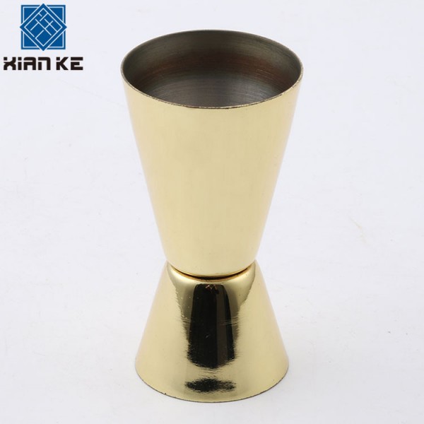 不銹鋼量杯 酒吧雙頭量酒器，不銹鋼調酒器