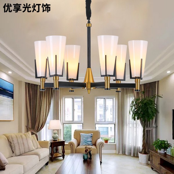 輕奢后現代吊燈北歐風格，歐式吊燈